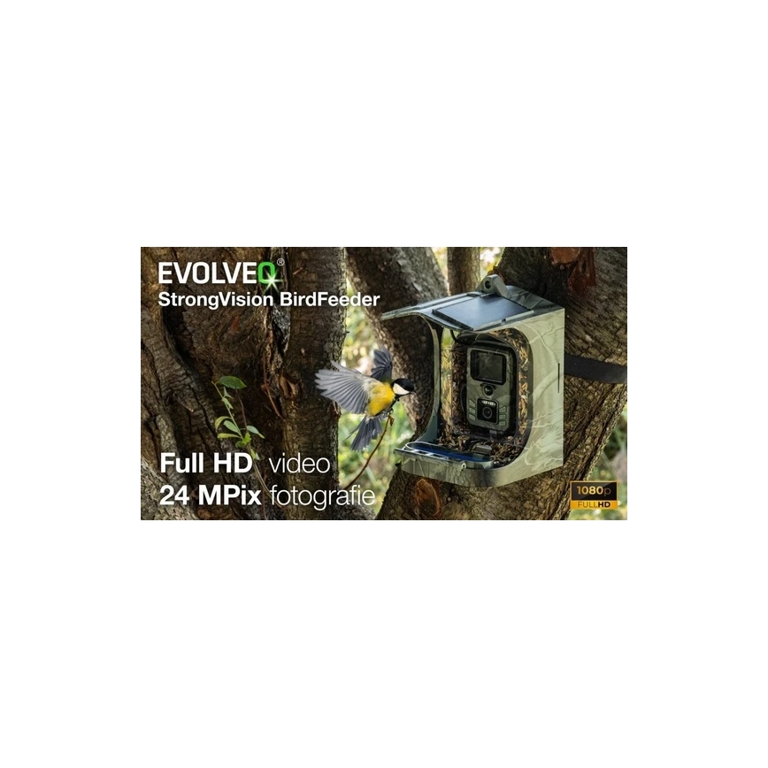 Evolveo - StrongVision BirdFeeder - išmanioji lesyklėlė paukščiams su kamera