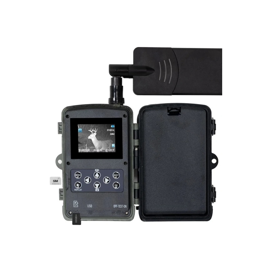 Evolveo - StrongVision LTE CLOUD medžioklės fotokamera su 4G ir 32 GB