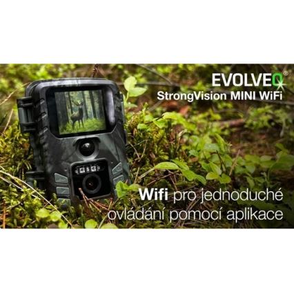 Evolveo - StrongVision MINI Wi-Fi, medžioklinė fotokamera/saugumo kamera su programėle