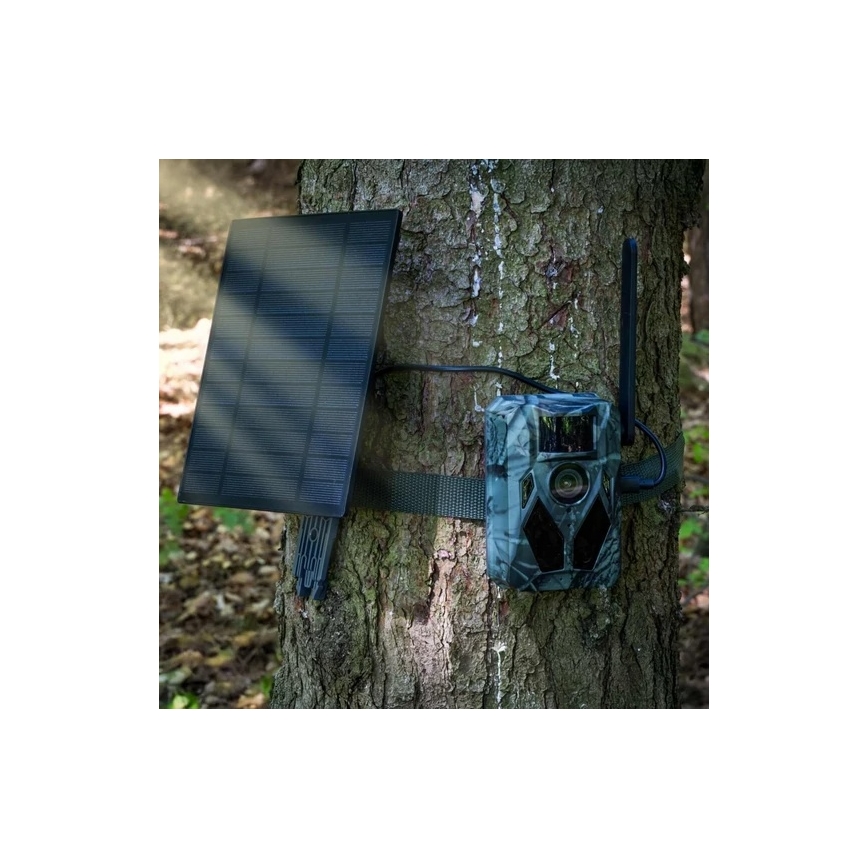Evolveo - StrongVision Solar 4G medžioklės kamera 4G su programėle ir saulės panele