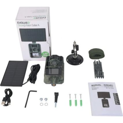 Evolveo - StrongVision Solar A, medžioklinė fotokamera su saulės moduliu