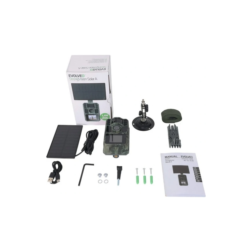 Evolveo - StrongVision Solar A, medžioklinė fotokamera su saulės moduliu