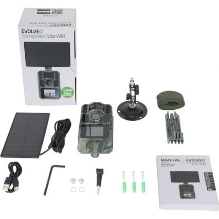 Evolveo - StrongVision Solar Wi‑Fi, medžioklinė kamera su Wi‑Fi ir saulės moduliu