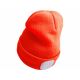 Extol - Kepurė su priekiniu žibintu ir USB įkrovimu 250 mAh neoninės oranžinės spalvos UNI dydžio
