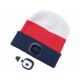 Extol – Kepurė su priekiniu žibintu ir USB įkrovimu 300 mAh balta/raudona/mėlyna UNI dydžio