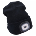 Extol - Kepurė su priekiniu žibintu ir USB įkrovimu 300 mAh juoda UNI dydžio