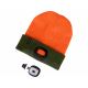 Extol- Kepurė su priekiniu žibintu ir USB įkrovimu 300 mAh neoninė oranžinė/žalia UNI dydžio