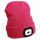 Extol - Kepurė su priekiniu žibintu ir USB įkrovimu 300 mAh rožinė UNI dydis