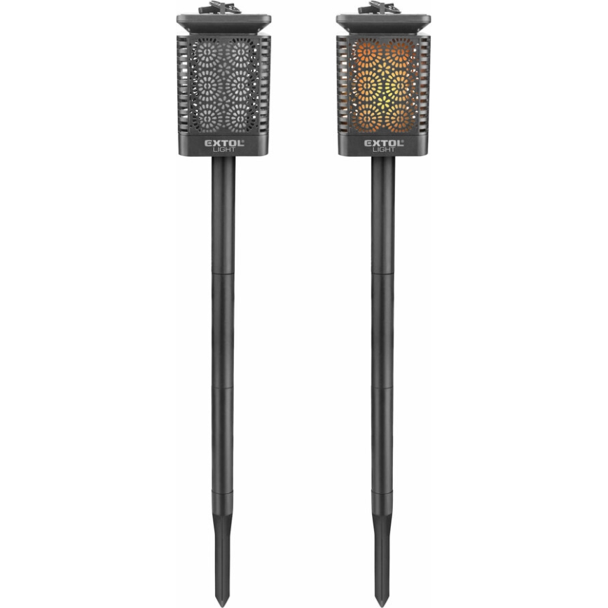 Extol - LED apšvietimas, įkraunamas saulės energija 4in1 LED/600 mAh/1,2V IP44