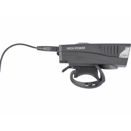 Extol - LED pakraunamas žibintuvėlis su dviračio signalu LED/5W/1200 mAh/3,7V IPX4