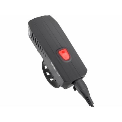 Extol - LED pakraunamas žibintuvėlis su dviračio signalu LED/5W/1200 mAh/3,7V IPX4