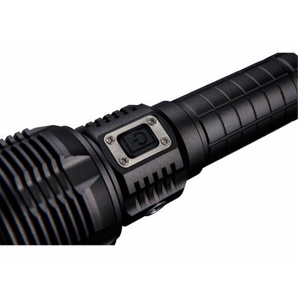 Extol - LED Pritemdomas įkraunamas žibintuvėlis su maitinimo bloku LED/60W/10000 mAh 8000 lm IPX4 juoda