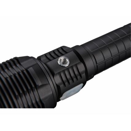 Extol - LED Pritemdomas įkraunamas žibintuvėlis su maitinimo bloku LED/60W/10000 mAh 8000 lm IPX4 juoda