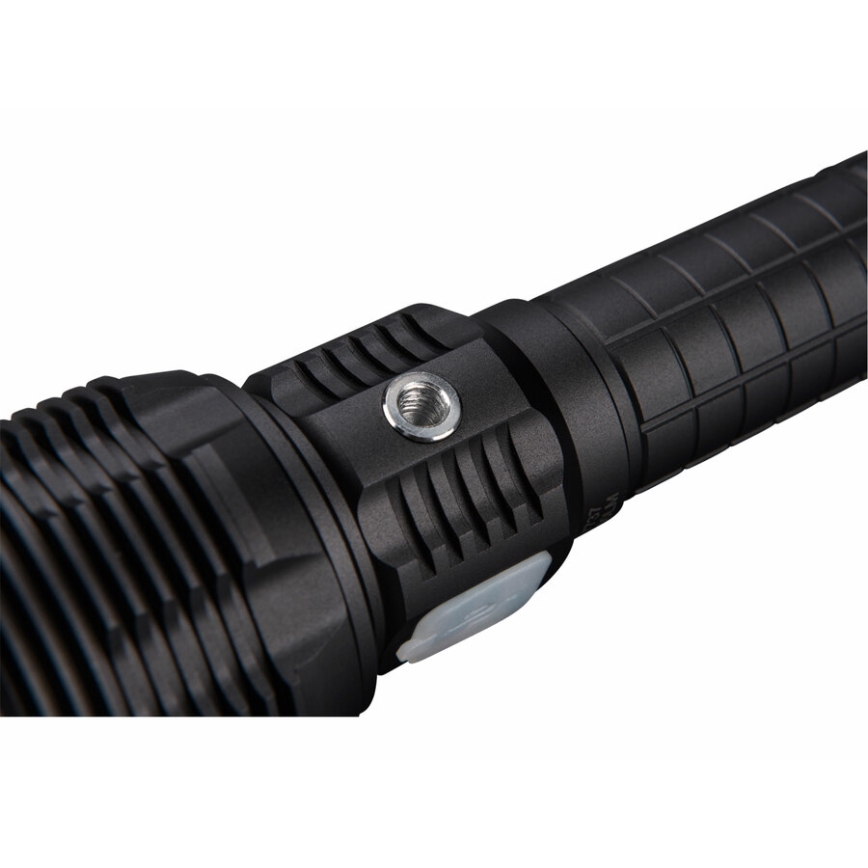 Extol - LED Pritemdomas įkraunamas žibintuvėlis su maitinimo bloku LED/60W/10000 mAh 8000 lm IPX4 juoda