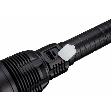 Extol - LED Pritemdomas įkraunamas žibintuvėlis su maitinimo bloku LED/60W/10000 mAh 8000 lm IPX4 juoda