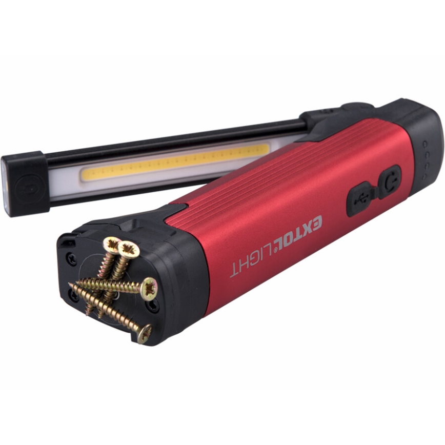Extol - LED Reguliuojama įkraunama darbo lemputė LED/3,7V 2600 mAh IPX4