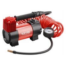 Extol Premium - Automobilinis kompresorius 12V su maišeliu ir priedais
