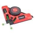 Extol Premium - lazerinis 90° kampamatis su elektriniu siurbimo moduliu 5V/1000 mAh