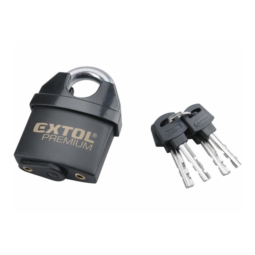 Extol Premium - Neperšlampama pakabinama spyna 60 mm juoda