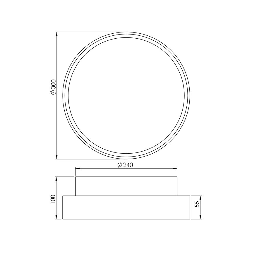 Fabas 3229/65/102 - Darbinis šviestuvas HATTON 2xE27/30W/230V IP65