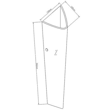 Fabas Luce 2523-21-102 - Sieninis šviestuvas DEDALO 1xE27/75W/230V balta