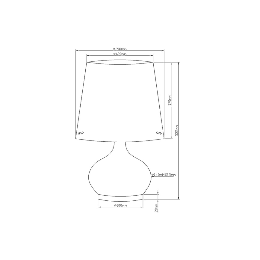 Fabas Luce 2533-34-102 - Stalinis šviestuvas ADE 1xG9/25W/230V + 1xE14/60W
