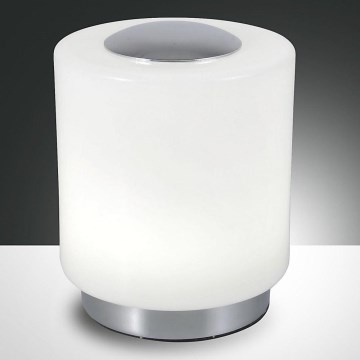 Fabas Luce 3257-30-138 - LED liečiamas stalinės lempos SIMI LED/8W/230V sidabrinė