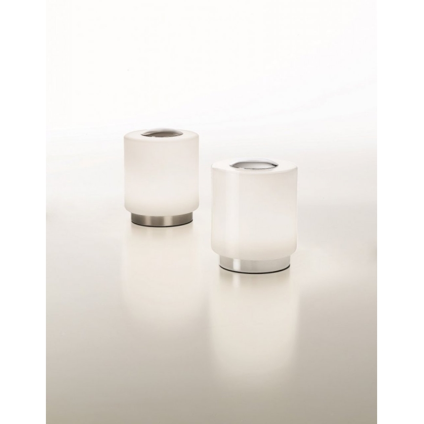 Fabas Luce 3257-30-138 - LED liečiamas stalinės lempos SIMI LED/8W/230V sidabrinė