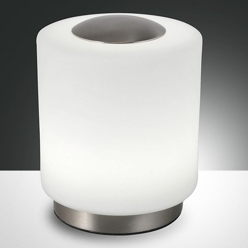 Fabas Luce 3257-30-178 - LED reguliuojama stalinė lempa SIMI LED/8W/230V matinio chromo