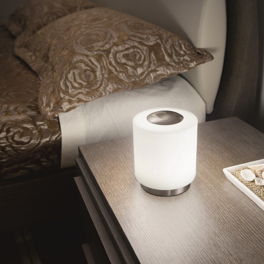 Fabas Luce 3257-30-178 - LED reguliuojama stalinė lempa SIMI LED/8W/230V matinio chromo