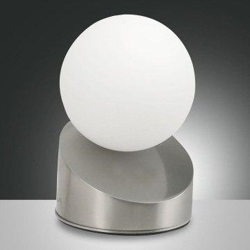 Fabas Luce 3360-30-178 - LED liečiamas stalinės lempos GRAVITY LED/5W/230V matinio chromo apdaila