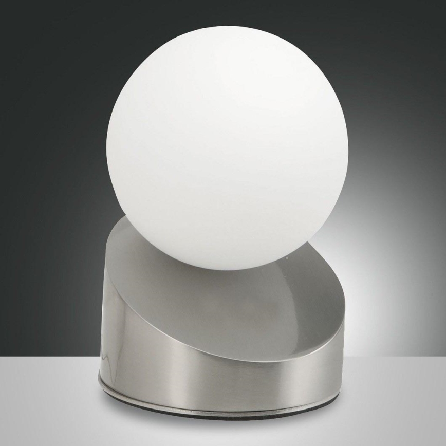 Fabas Luce 3360-30-178 - LED liečiamas stalinės lempos GRAVITY LED/5W/230V matinio chromo apdaila