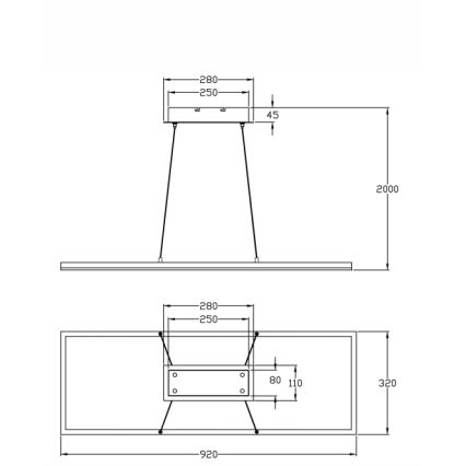 Fabas Luce 3394-45-102 - LED Reguliuojamas pakabinamas sietynas BARD LED/52W/230V 3000K balta