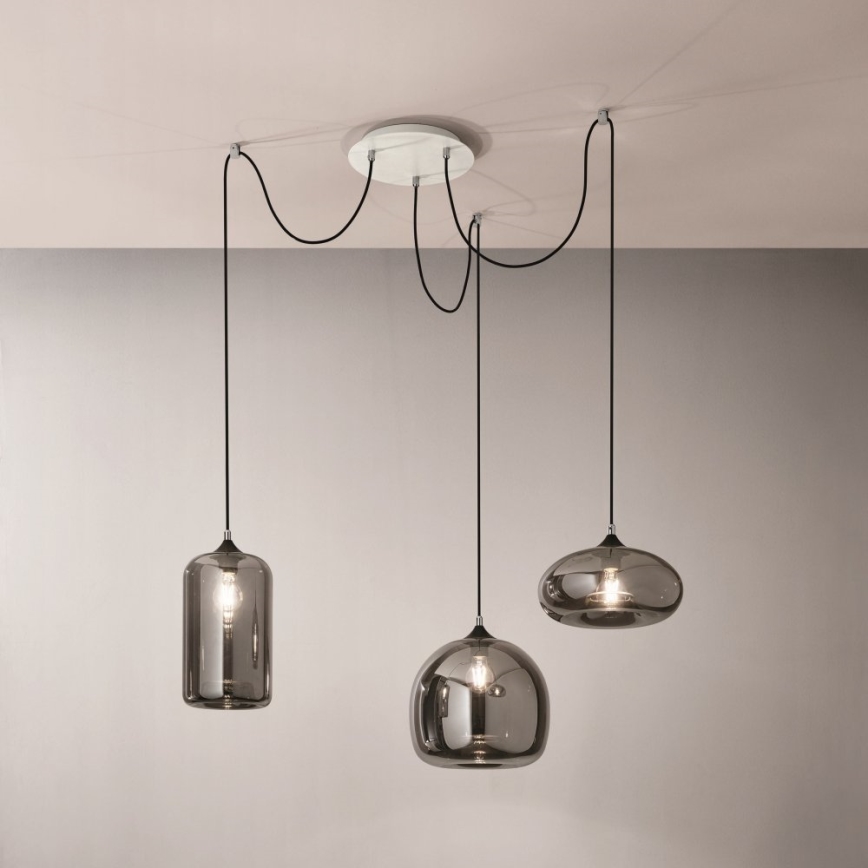 Fabas Luce 3496-47-126 - Pakabinamas sietynas FIONA 3xE27/60W/230V
