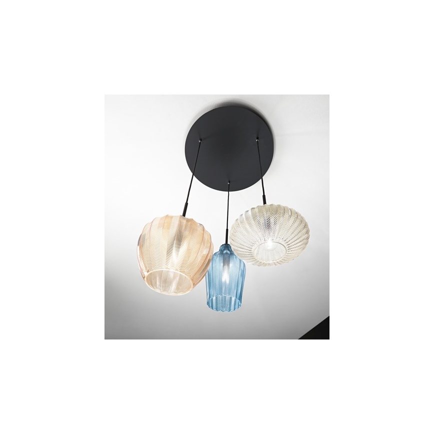 Fabas Luce 3725-47-363 - Pakabinamas sietynas OLBIA 3xE27/40W/230V