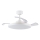 FANAWAY 21612949 - LED Reguliuojamas lubinis ventiliatorius STROLL LED/30W/230V 2700/3500/5000K diametras 106 cm balta/permatoma + nuotolinio valdymo pultas
