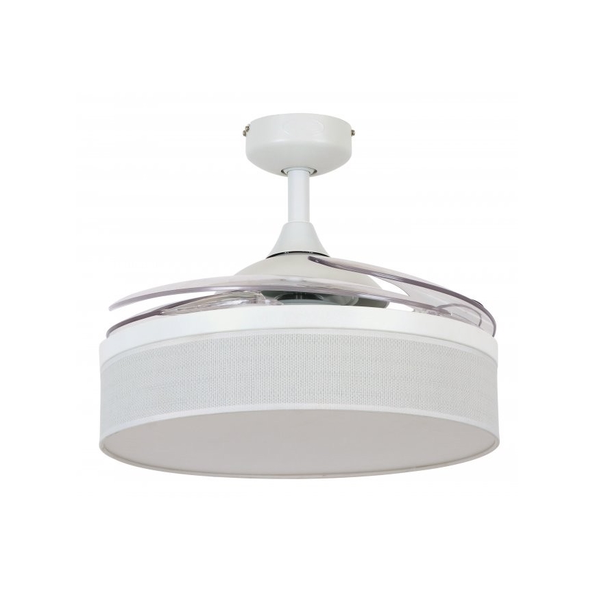 FANAWAY 511030 - LED lubinis ventiliatorius FRASER 3xE27/20W/230V balta + nuotolinio valdymo pultas