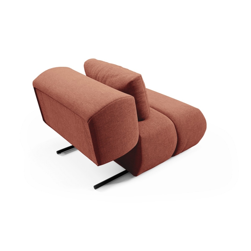 FANO fotelis rudos spalvos