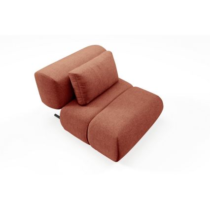 FANO fotelis rudos spalvos