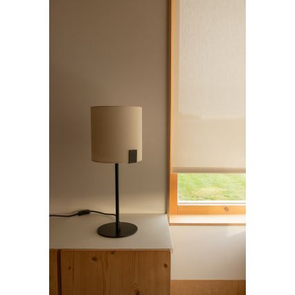 FARO 20054 - Stalinis šviestuvas NILA 1xE27/15W/230V kreminė/juoda