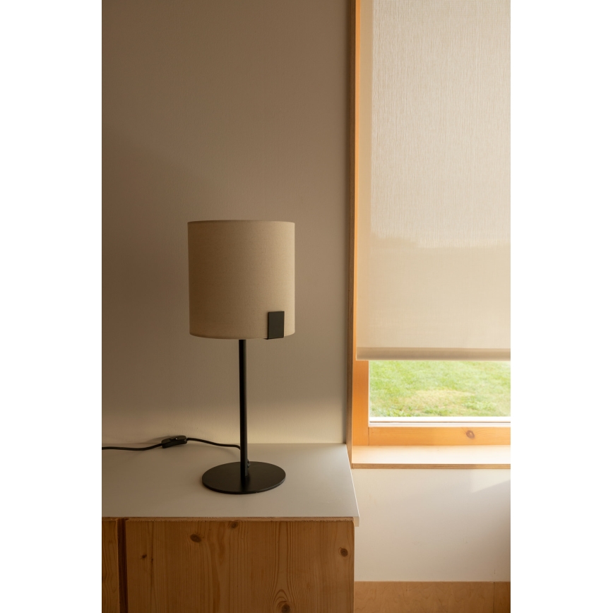 FARO 20054 - Stalinis šviestuvas NILA 1xE27/15W/230V kreminė/juoda