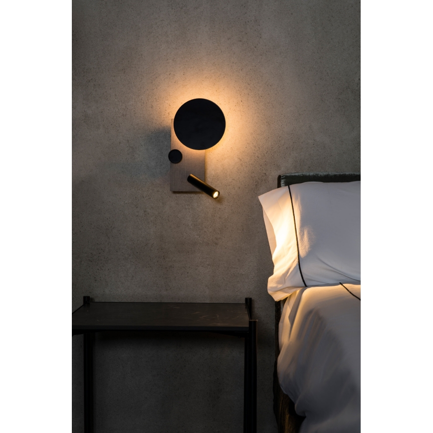 FARO 20066 - LED Pritemdoma maža sieninė lempa KLEE LED/10W/230V + LED/3W kairė