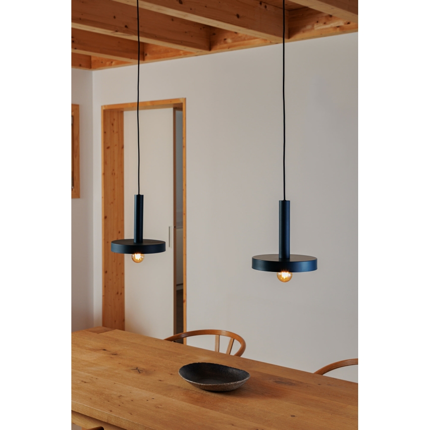 FARO 20169 - Pakabinamas sietynas WHIZ 1xE27/15W/230V mėlyna
