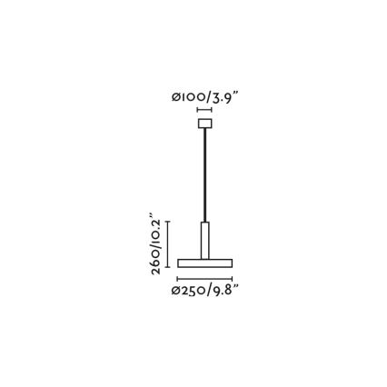 FARO 20169 - Pakabinamas sietynas WHIZ 1xE27/15W/230V mėlyna