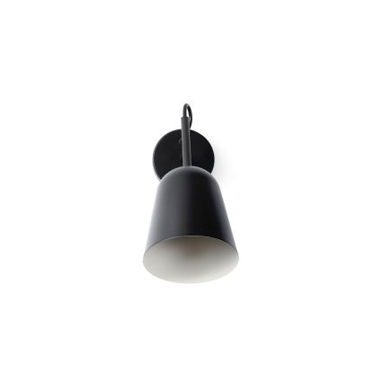FARO 28257 - Sieninis šviestuvas STUDIO 1xE14/8W/230V juoda