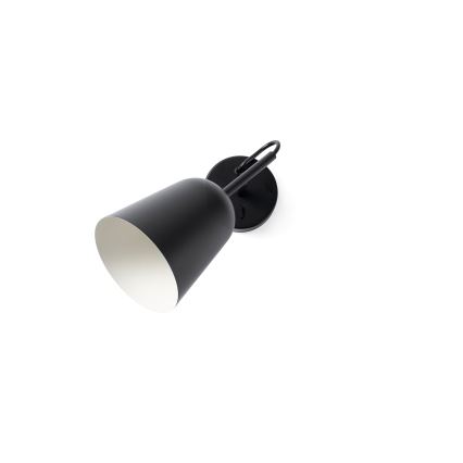FARO 28257 - Sieninis šviestuvas STUDIO 1xE14/8W/230V juoda