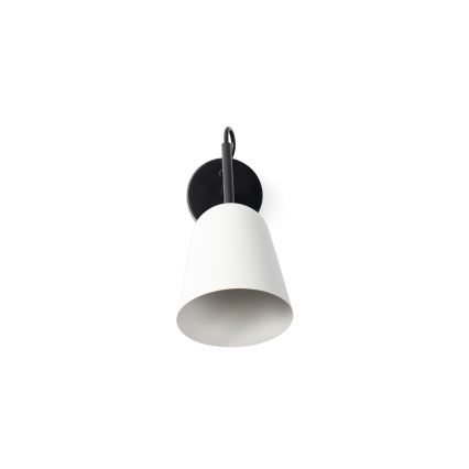 FARO 28258 - Sieninis šviestuvas STUDIO 1xE14/8W/230V balta/juoda
