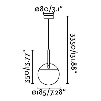 FARO 28375 - Sietynas, kabinamas ant virvės MINE 1xE27/40W/230V