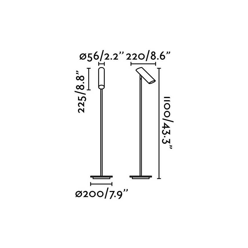 FARO 29883 - Toršeras LINK 1xGU10/11W/230V baltas