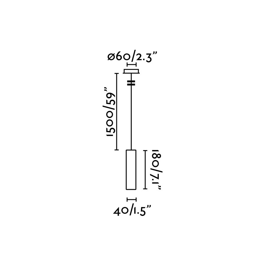 FARO 29894 - LED Pakabinamas sietynas ORA LED/4W/230V baltas